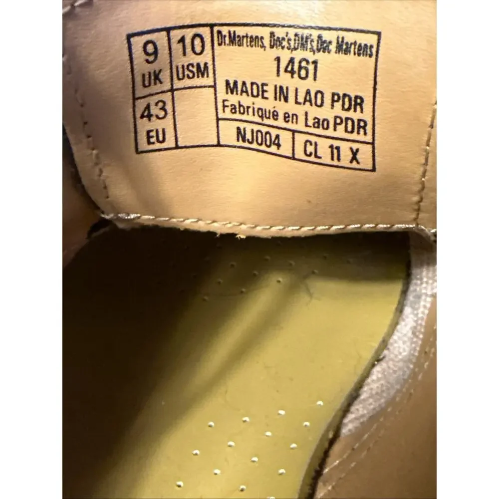 Doc Martens 1461 OXFORD 'Crazy Horse' LaceUp Oxford US 10 UK 9 Brown Leather